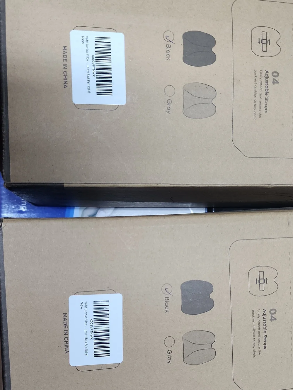 2 Vadef Lumbar Support Pillows